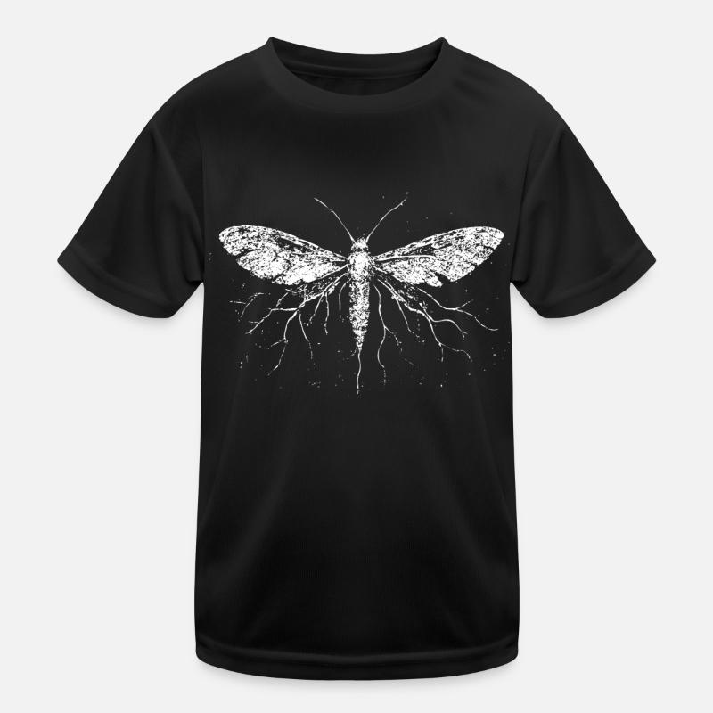 Elektrisierte Motte Kinder Funktions-T-Shirt