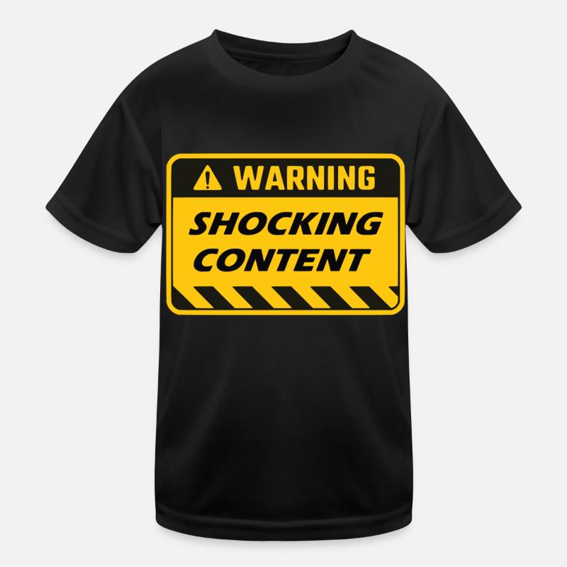 WARNING Kids Functional T-Shirt