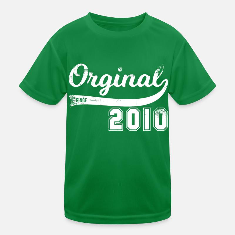 Vintage Original Since 2010 Anniversaire Retro T-shirt sport Enfant