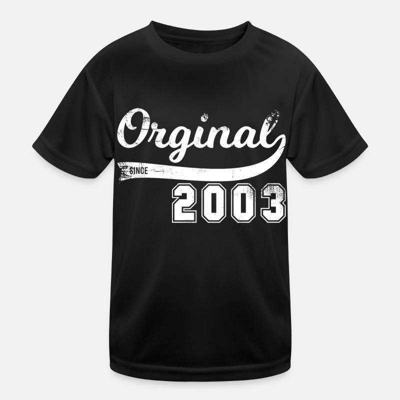 Vintage Original Since 2003 Anniversaire Retro T-shirt sport Enfant