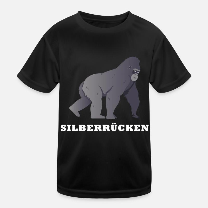 Silberrücken | Gorilla Kinder Funktions-T-Shirt
