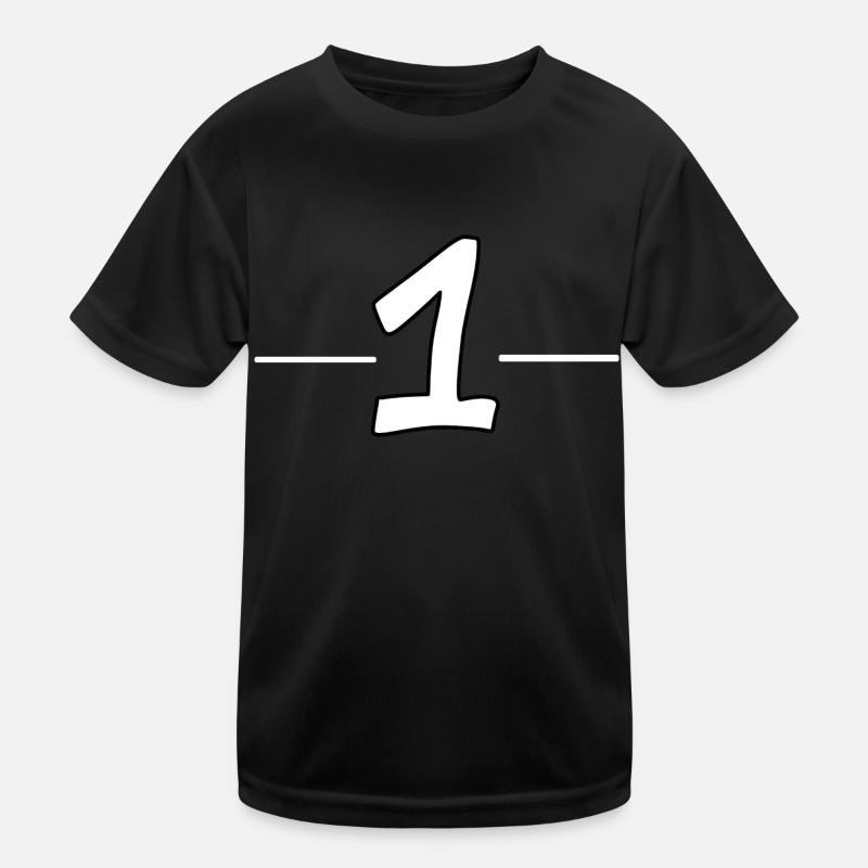 Team 1 eins Kinder Funktions-T-Shirt