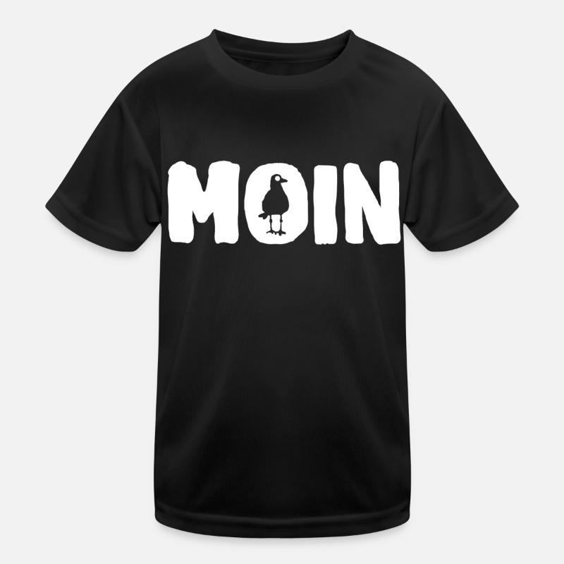 Moin | die Möwe Kinder Funktions-T-Shirt