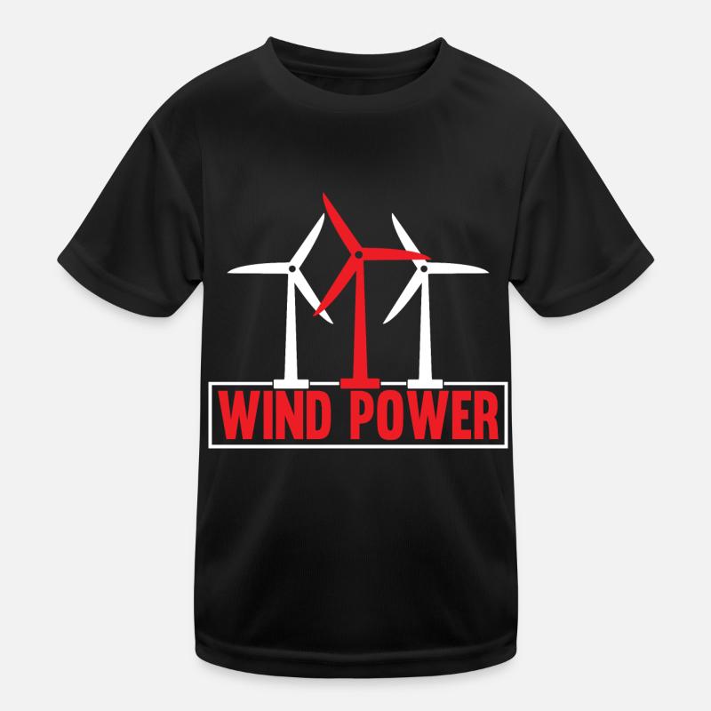 Puissance du vent T-shirt sport Enfant