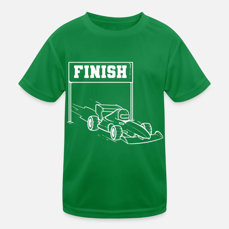 Rennauto Champion Gift Kinder Funktions-T-Shirt