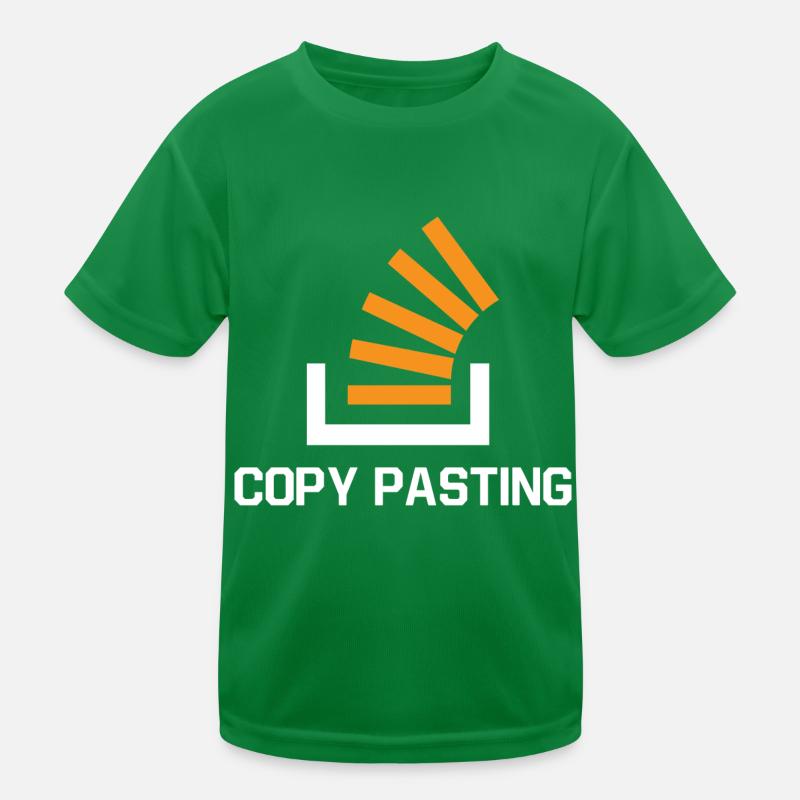 Copy Pasting Programming Coder Software Developer Kinder Funktions-T-Shirt