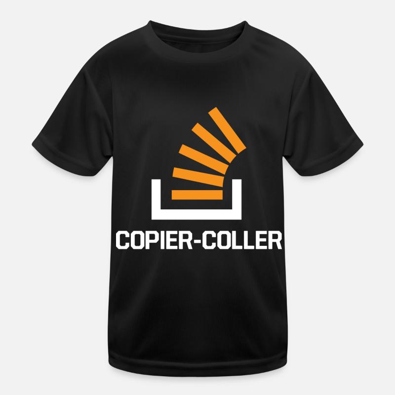 Copier Coller Programmer Software Developer Nerd G Kinder Funktions-T-Shirt
