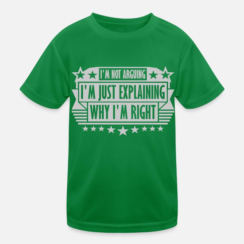 Je ne discute pas T-shirt sport Enfant