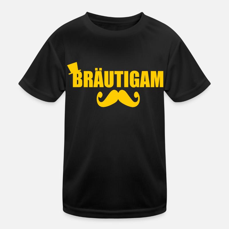 bräutigam Kinder Funktions-T-Shirt
