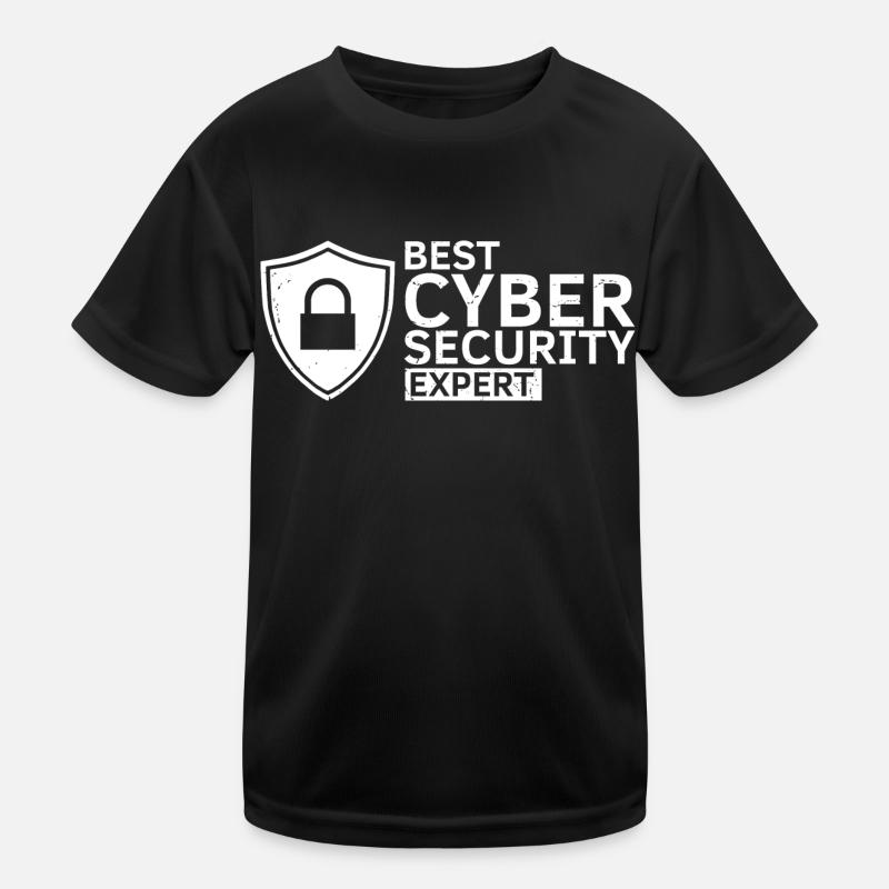 Cyber Security Design for IT Security and Hackers Kids Functional T-Shirt