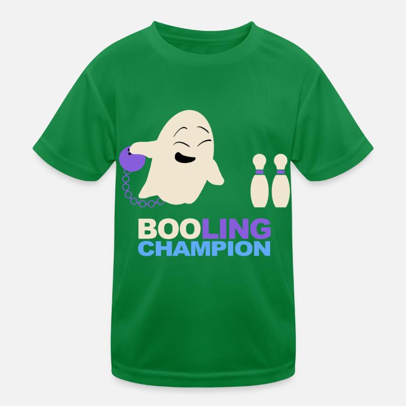 Booling Champion - Bowling - Bowling - Ghost Kids Functional T-Shirt