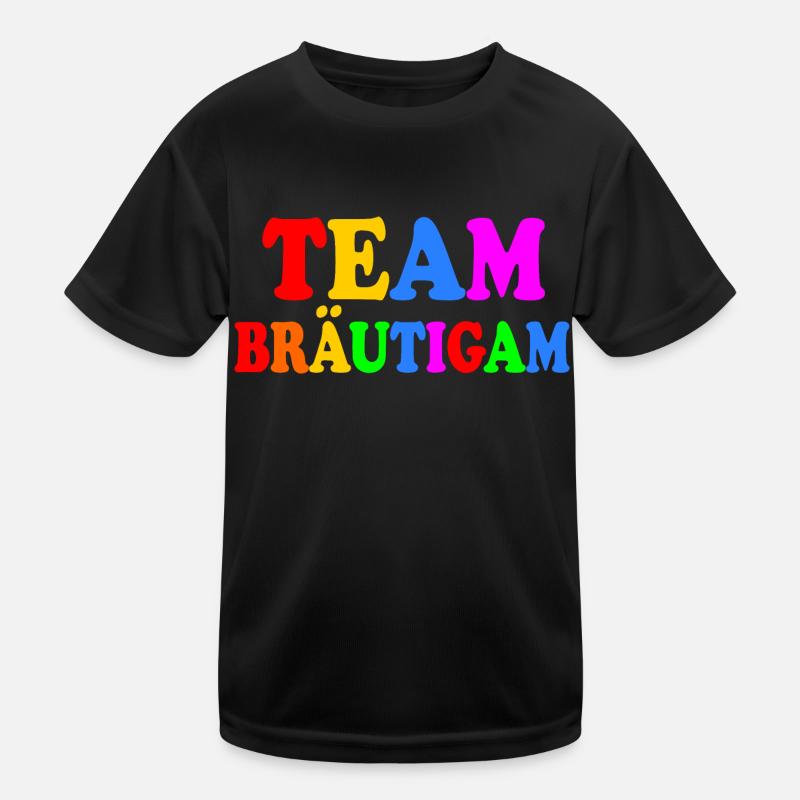 Team bräutigam Kinder Funktions-T-Shirt