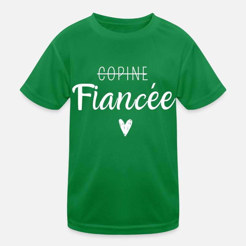 Fiancée T-shirt sport Enfant