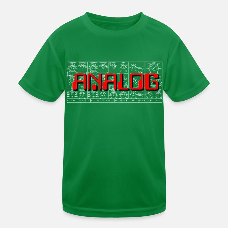 Analog Kinder Funktions-T-Shirt
