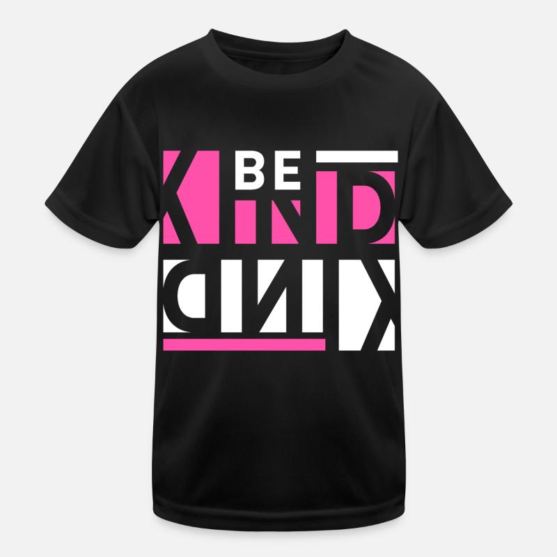 Be Kind - Kids Functional T-Shirt - black