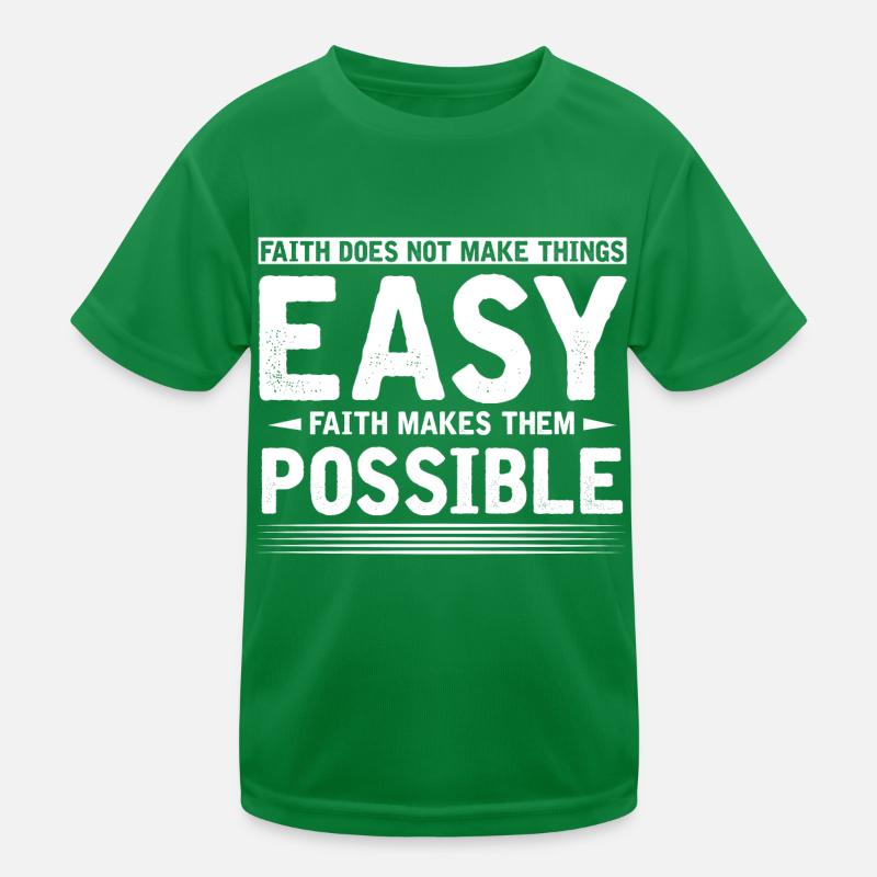 Motivation Kinder Funktions-T-Shirt