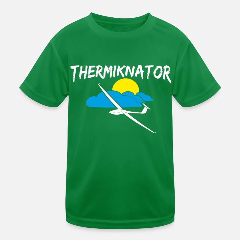 Thermal glider gliders glide funny gift idea Kids Functional T-Shirt