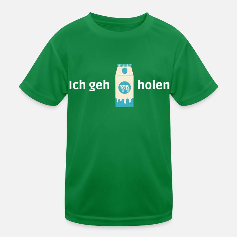 Milch holen Kinder Funktions-T-Shirt