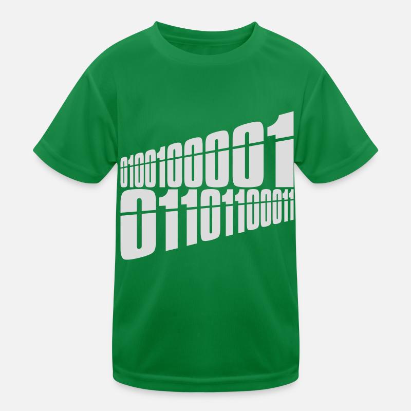 Binär Code Programm Sprache Kinder Funktions-T-Shirt