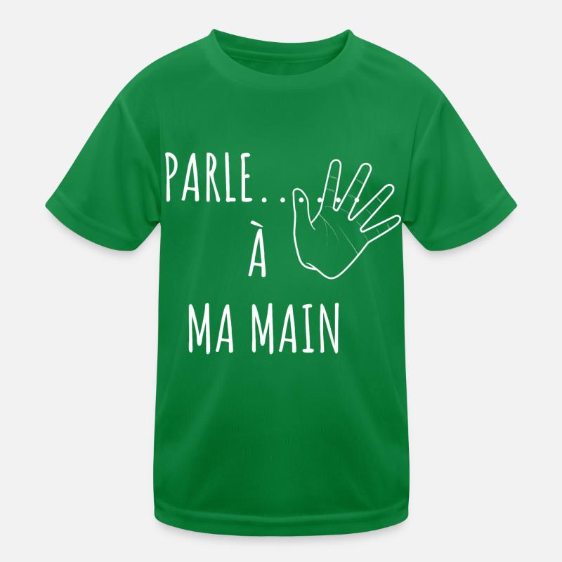 parle à ma main T-shirt sport Enfant