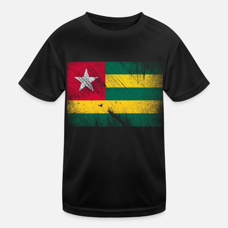 Drapeau Togo - Grunge Vintage T-shirt sport Enfant