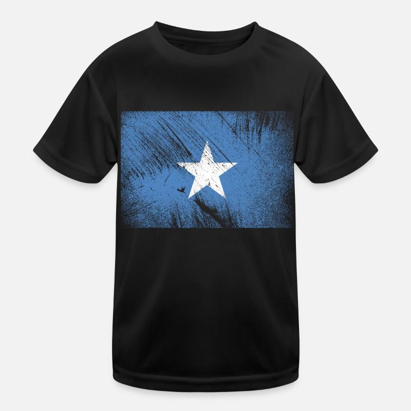 Drapeau de la Somalie - Grunge vintage T-shirt sport Enfant