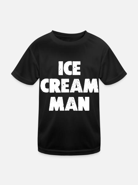ICE CREAM MAN T Shirt Party Father s Day Gift - Kids Functional T-Shirt - black - Front