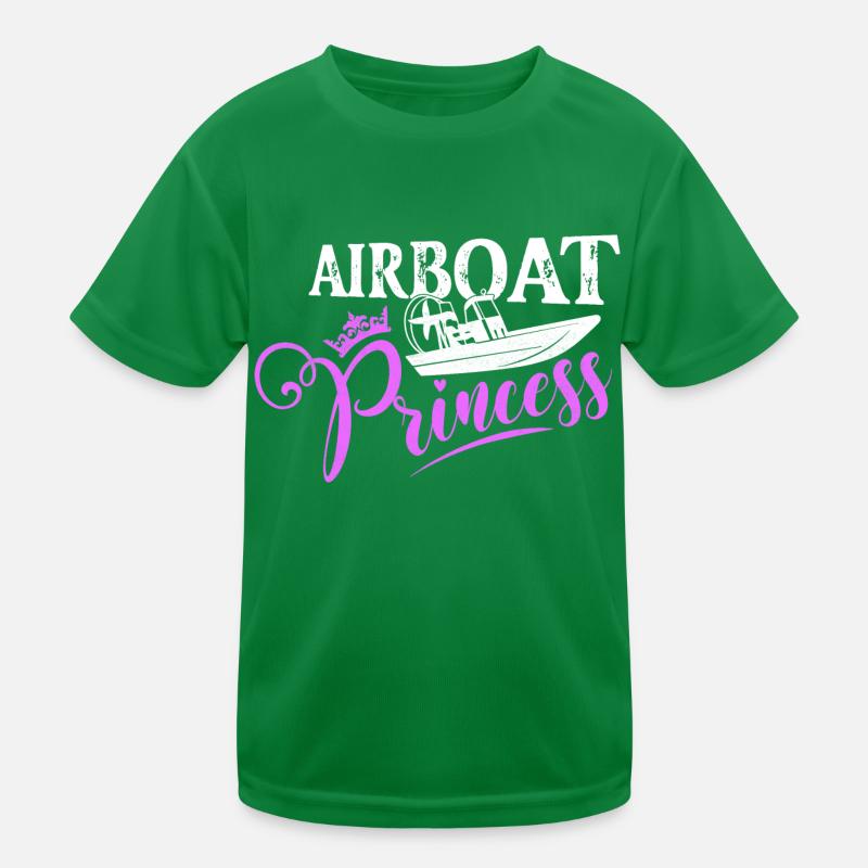 Hydravion Princess Propeller Swamp Air Boat Hydropla T-shirt sport Enfant