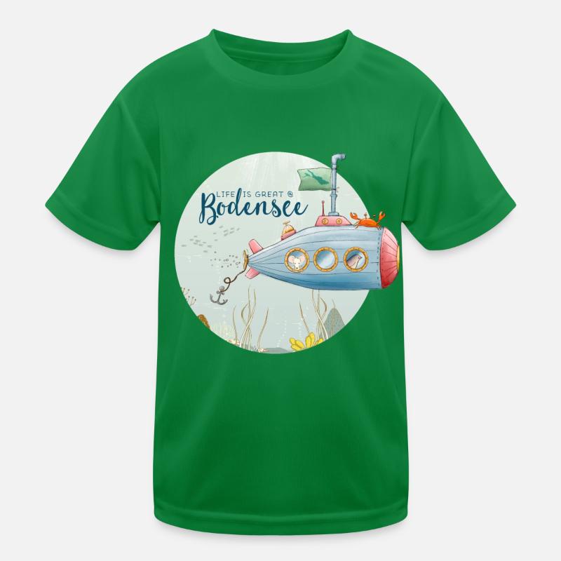 Bodensee U-Boot Kinder Funktions-T-Shirt