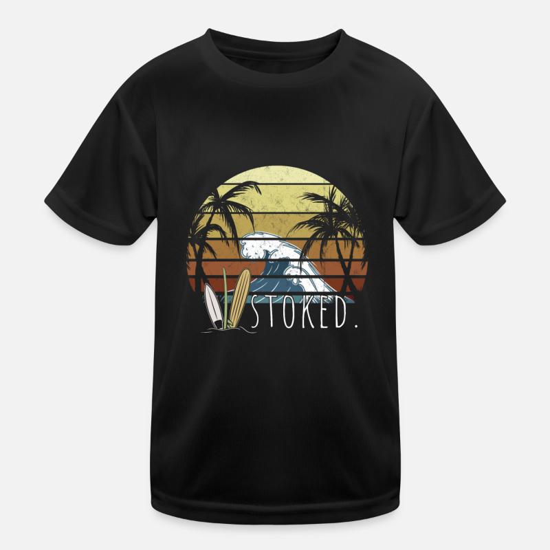 Content. Big Wave, planches de surf et Retro Sunset Surf T-shirt sport Enfant
