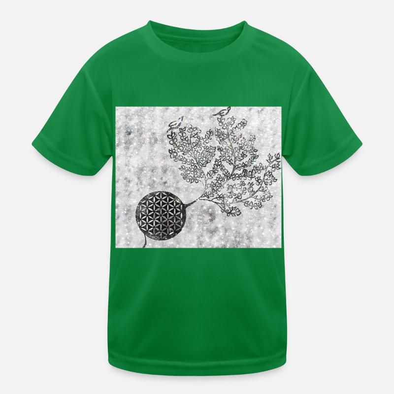 Persischer Lebensbaum Nr. 5 Kinder Funktions-T-Shirt