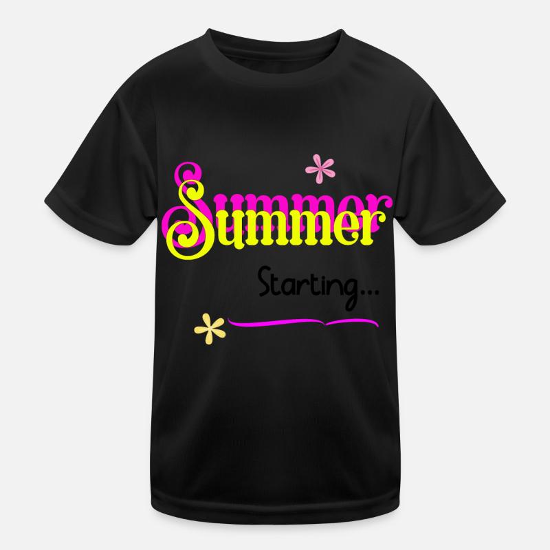 Conception de départ d’été T-shirt sport Enfant