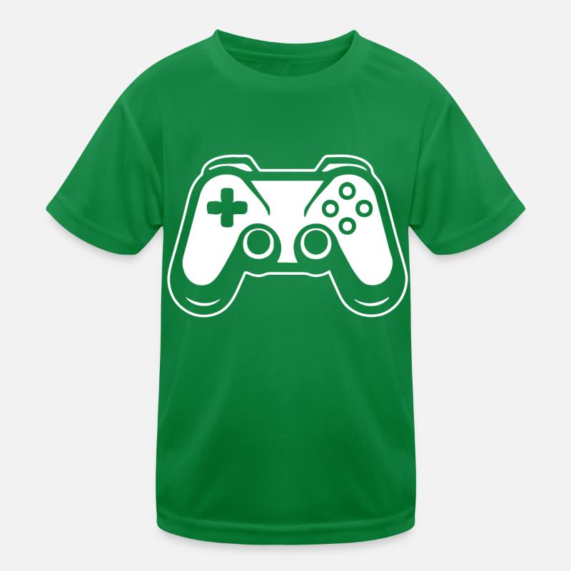 Manette de jeu de jeux vidéo T-shirt sport Enfant