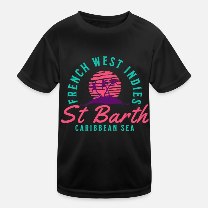 Saint-Barthélemy Antilles françaises T-shirt sport Enfant