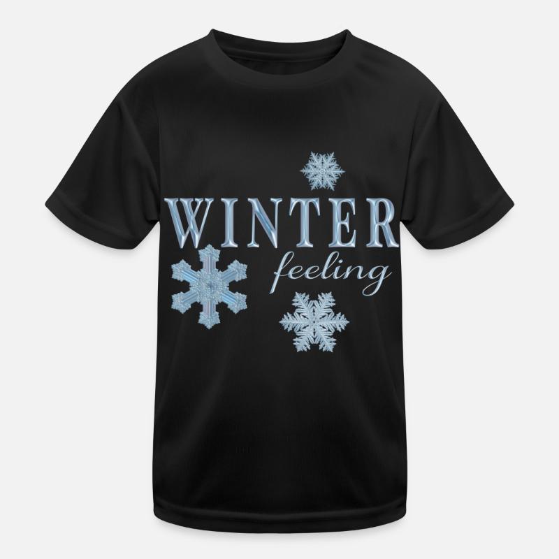 Winter Feeling Kids Functional T-Shirt