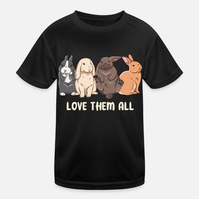 Conception de lapin mignon pour les propriétaires de lapins T-shirt sport Enfant