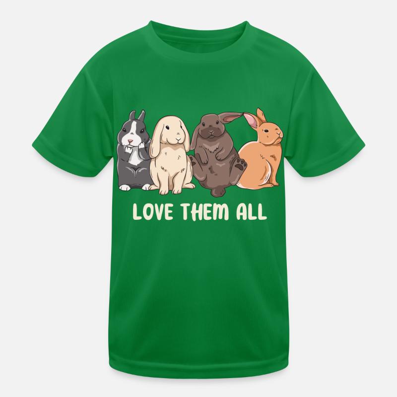Conception de lapin mignon pour les propriétaires de lapins T-shirt sport Enfant