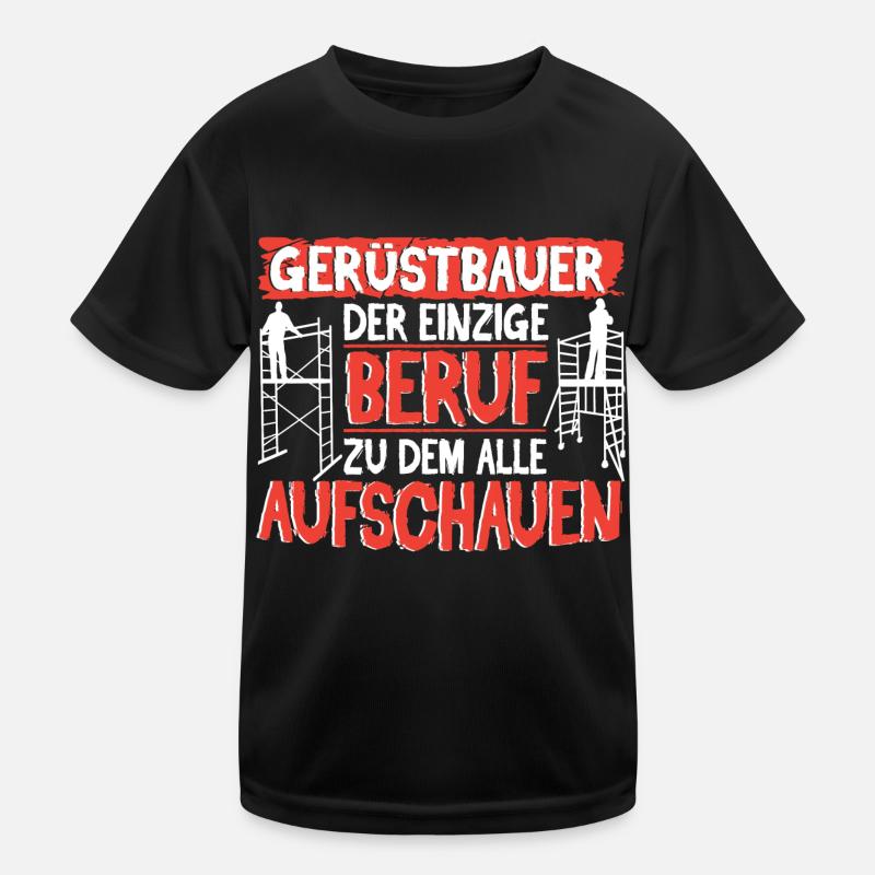Gerüstbauer Gerüstbau Kinder Funktions-T-Shirt