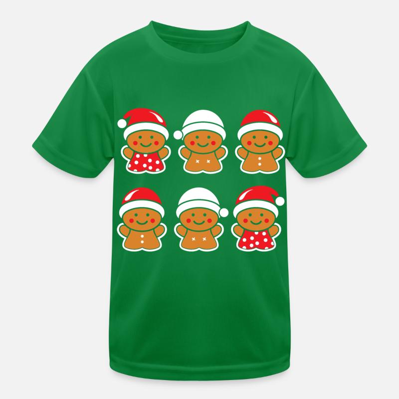 Lebkuchenmann Kinder Funktions-T-Shirt