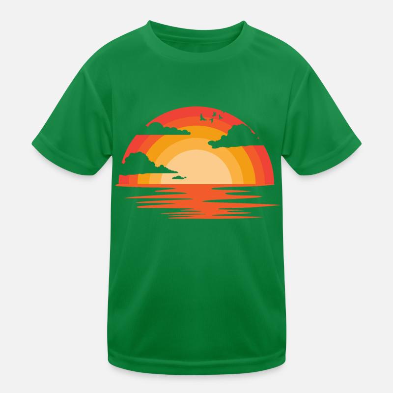 Sunset Kids Functional T-Shirt