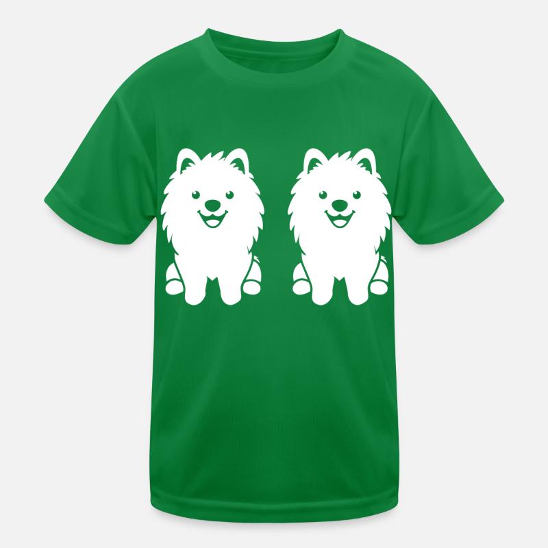 Samojede Kinder Funktions-T-Shirt