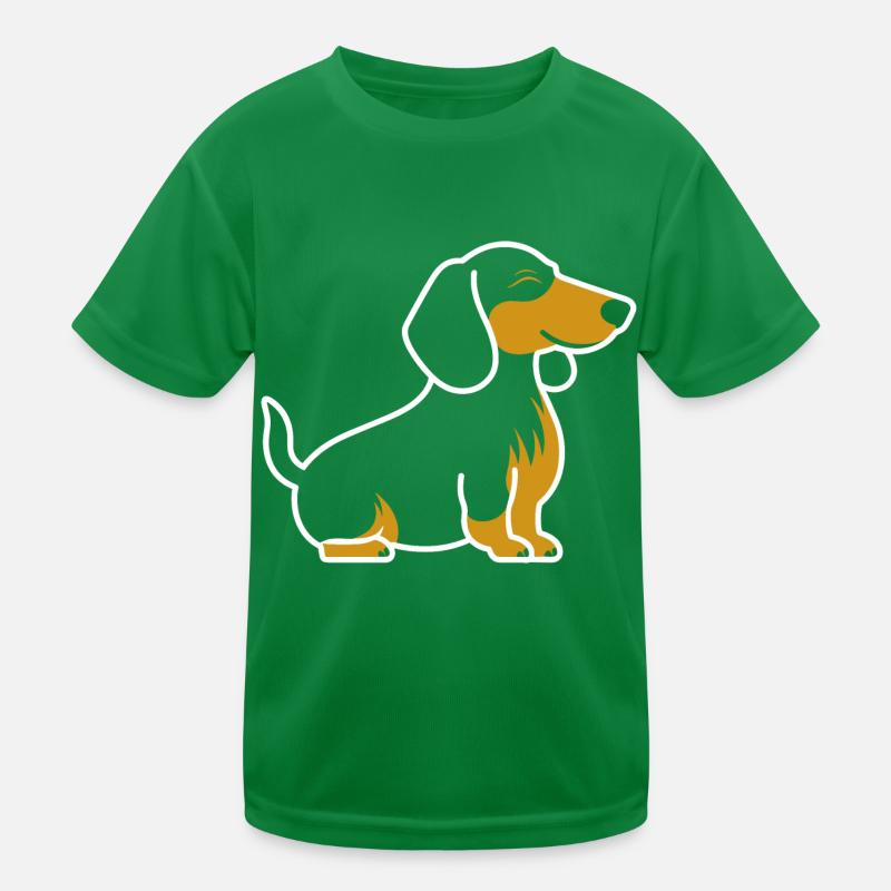 teckel T-shirt sport Enfant