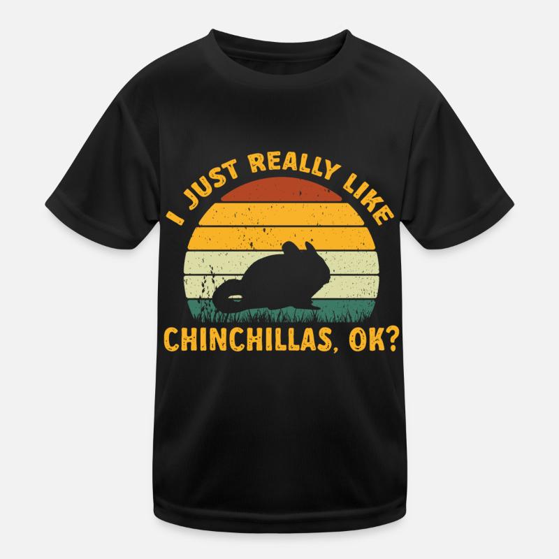 Chinchilla Kinder Funktions-T-Shirt