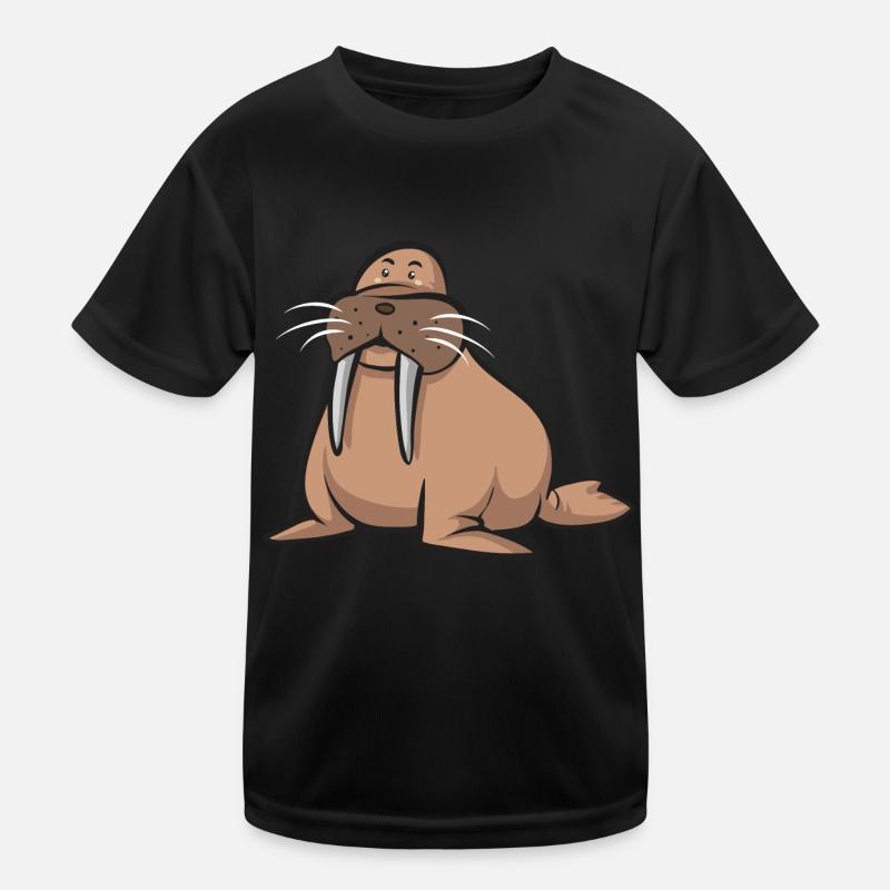 Walross Kinder Funktions-T-Shirt