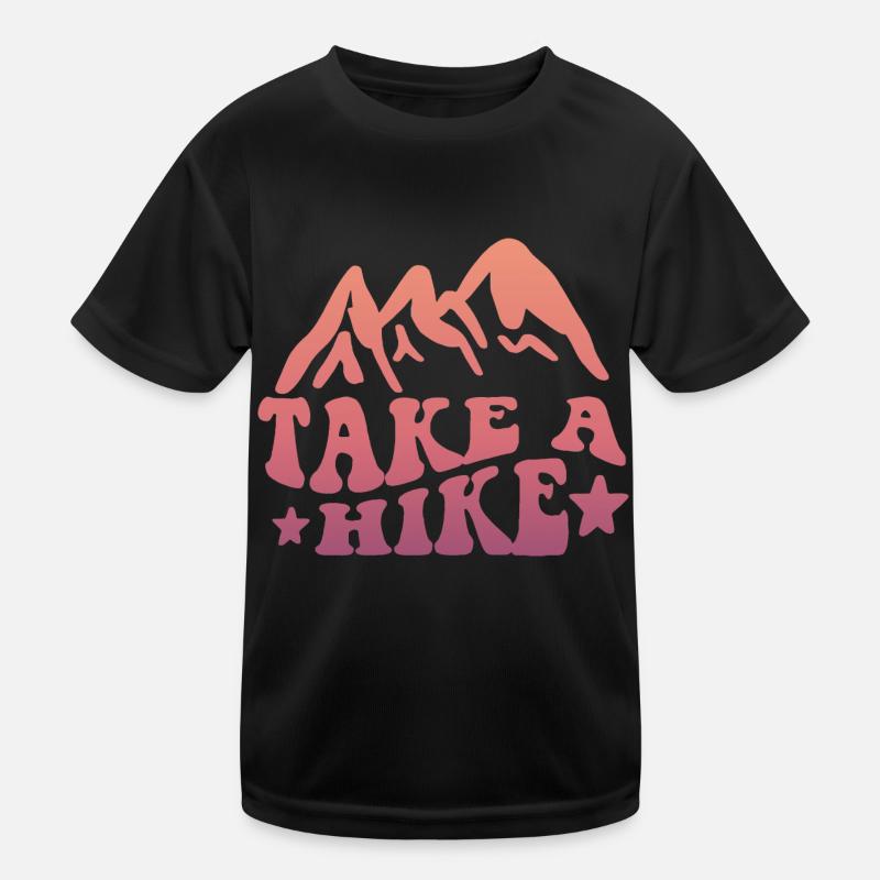 Take A Hike Camping Kinder Funktions-T-Shirt