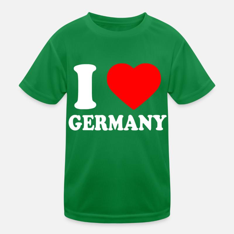 I love germany Kids Functional T-Shirt