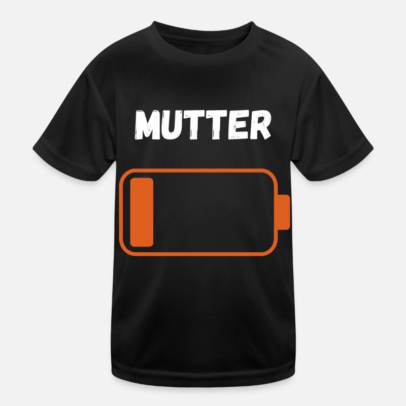 Mutter auf Reserve Kinder Funktions-T-Shirt