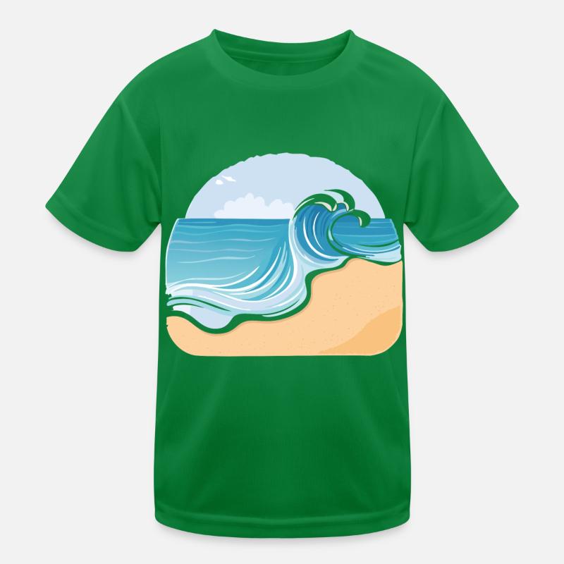 Plage de sable T-shirt sport Enfant