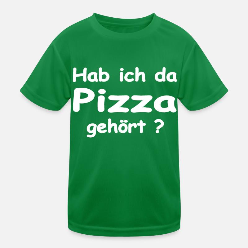 Pizza Kinder Funktions-T-Shirt