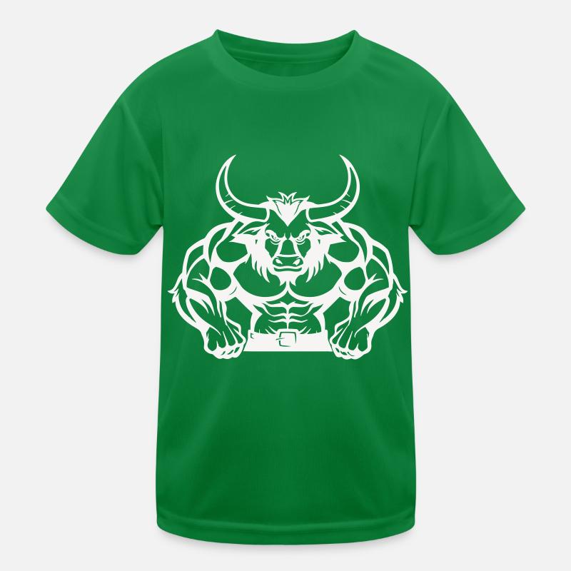 stier tier beast Kinder Funktions-T-Shirt